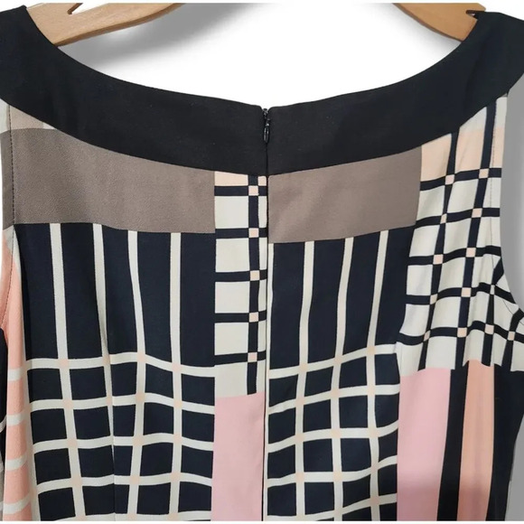 Connected Apparel women's multicolor sleeveless shift dress  - size 14 - Picture 4 of 8